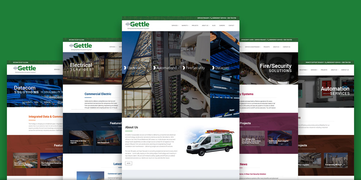 Gettle Incorporated – Website Redesign & Search Engine Optimization (SEO)