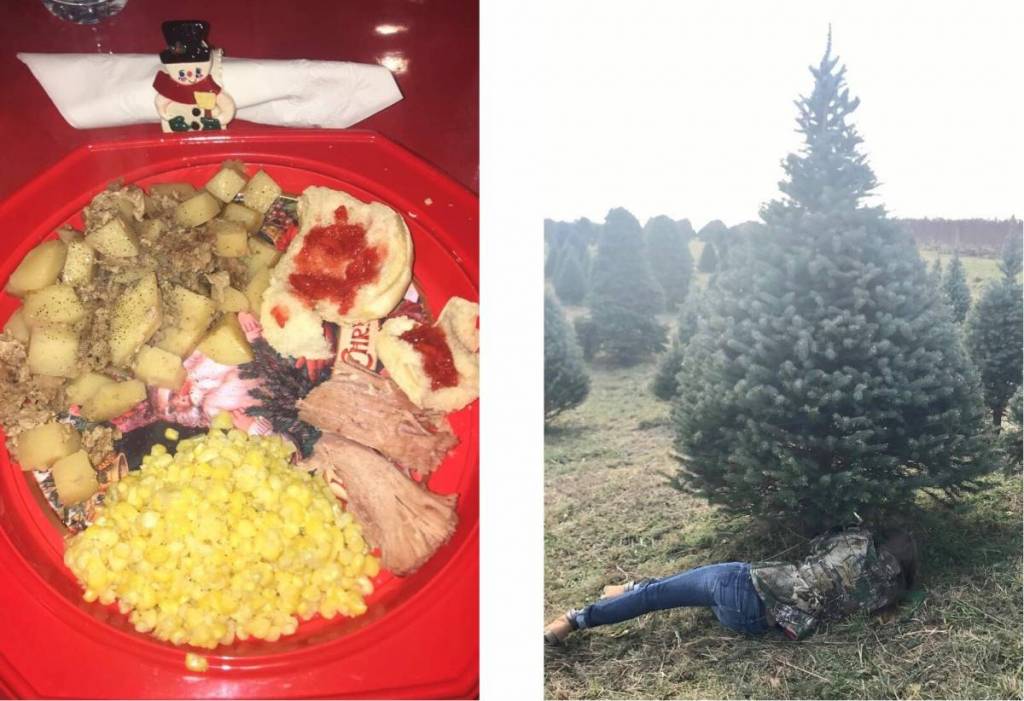 kaylee christmas traditions tree and meal