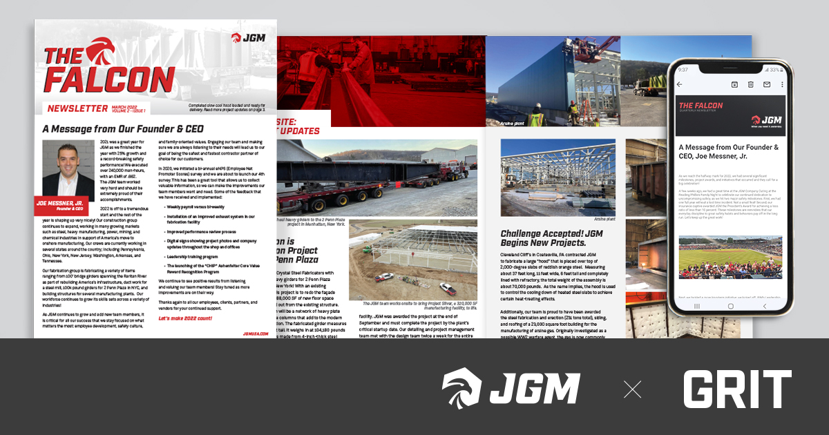 JGM Newsletter GRIT Marketing Group